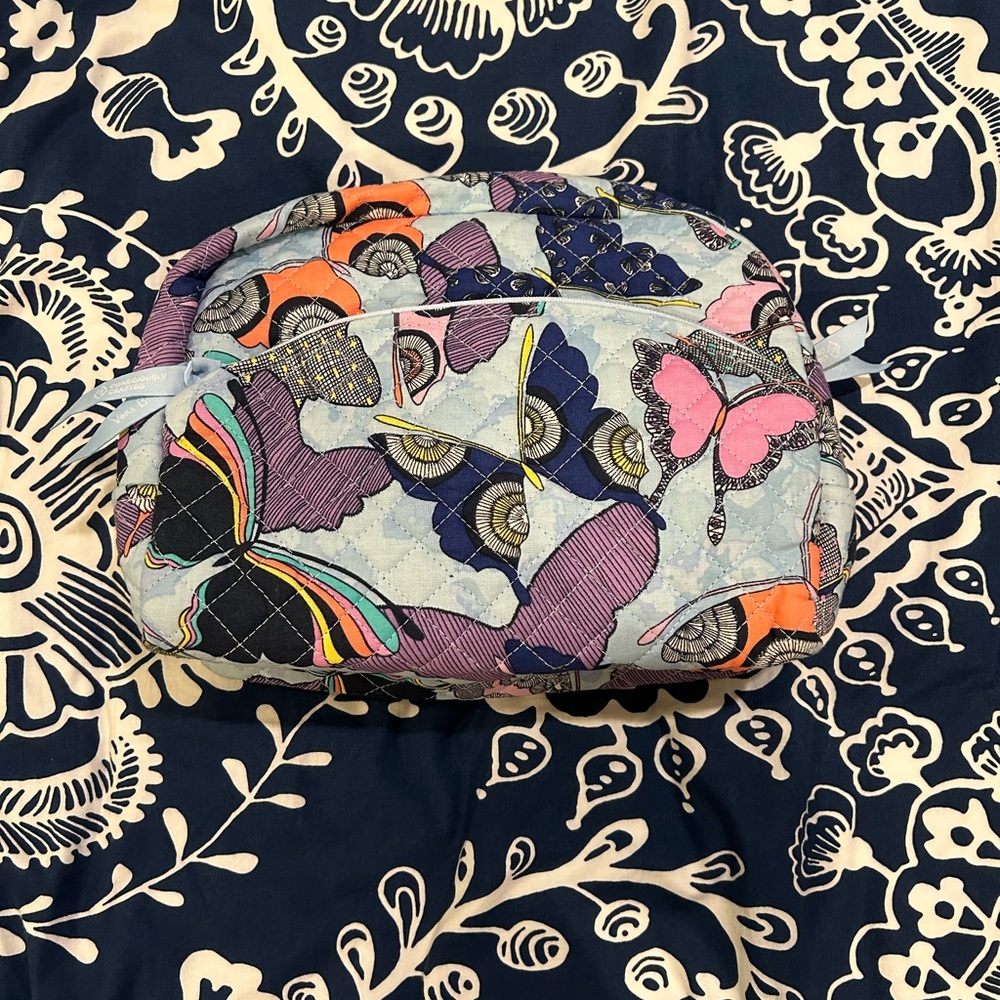 Vera Bradley Large Cosmetic Bag Butterfly By
